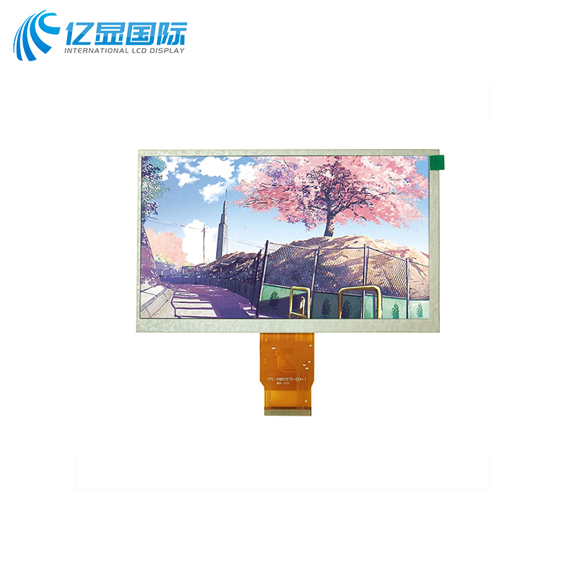 7.0寸1024*600,RGB,IPS高亮液晶屏
